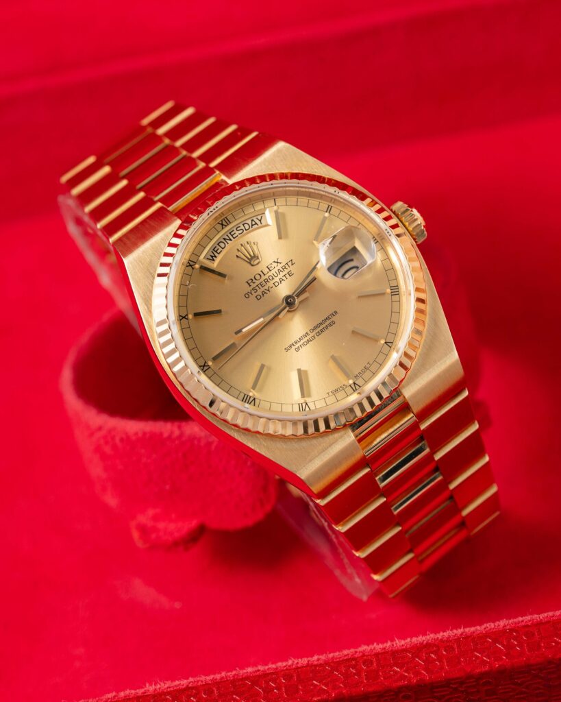 Rolex Day-Date Oysterquartz 19018 1986