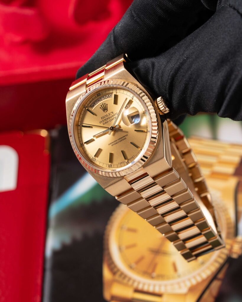 Rolex Day-Date Oysterquartz 19018 1986