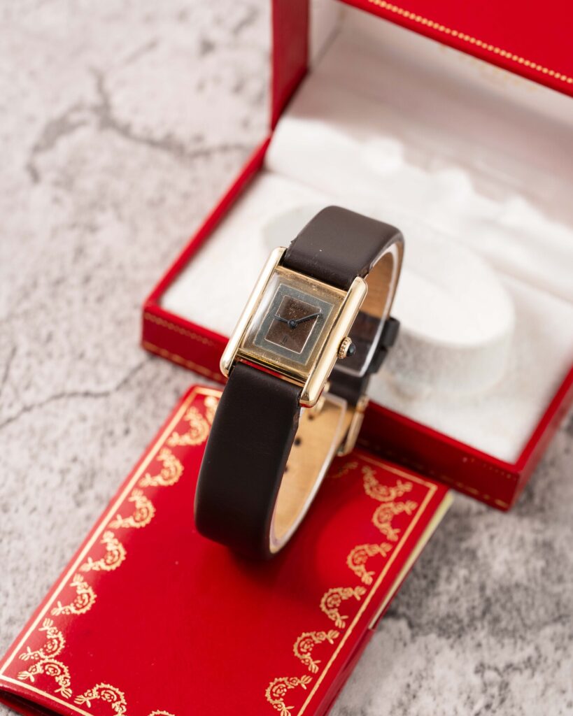 Cartier Tank Vermeil 366001 1982