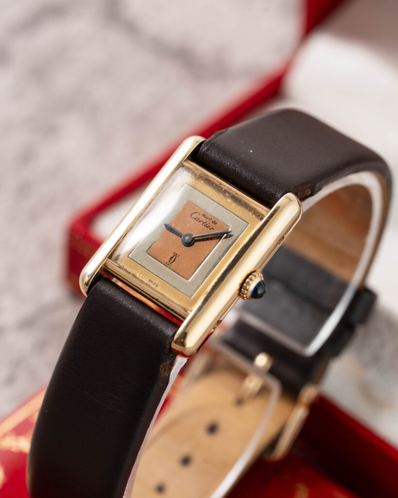 Cartier Tank Vermeil 366001 1982