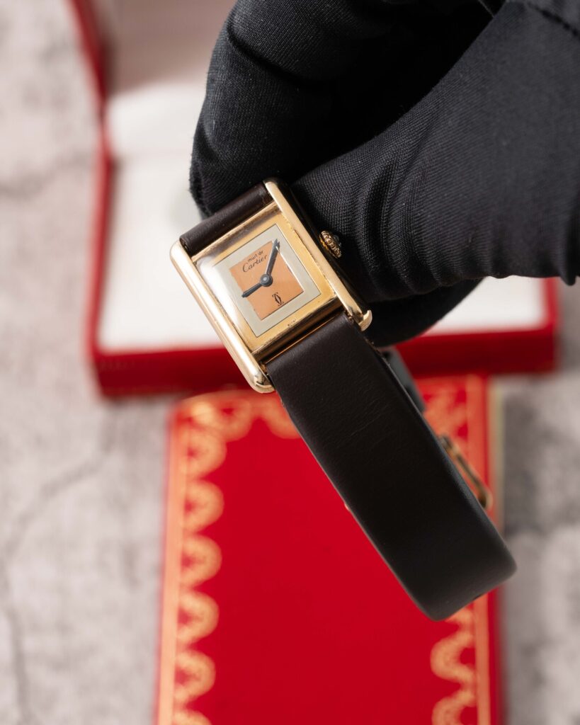 Cartier Tank Vermeil 366001 1982