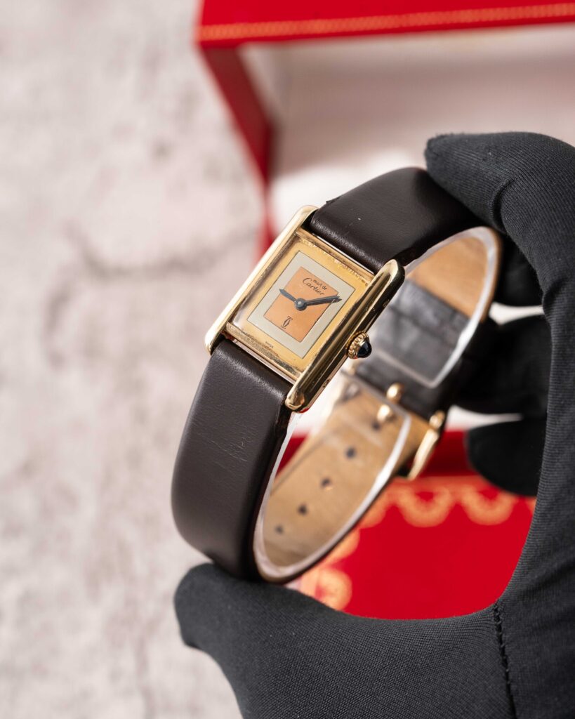 Cartier Tank Vermeil 366001 1982