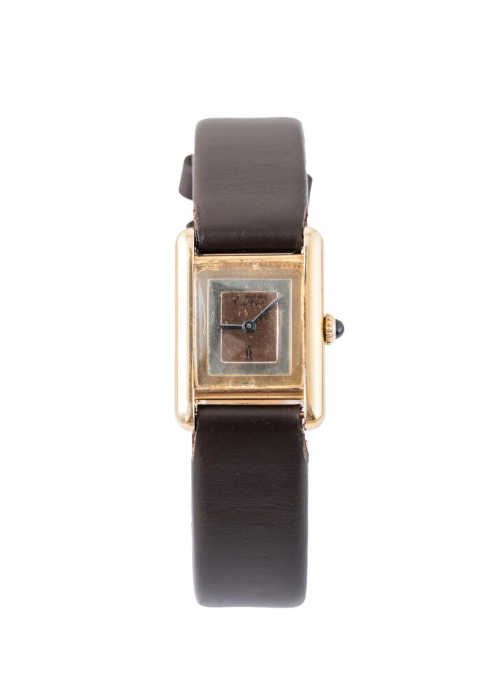Cartier Tank Vermeil 366001 1982