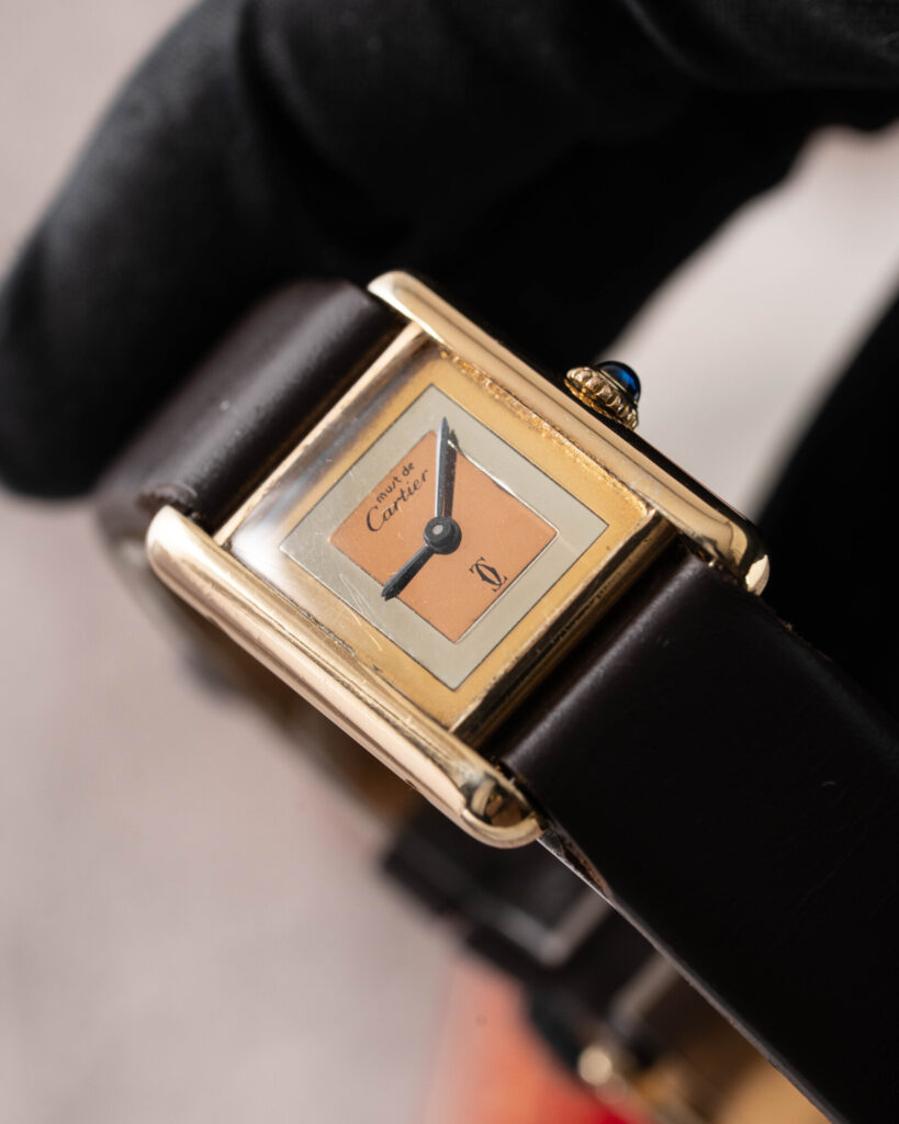 Cartier Tank Vermeil 366001 1982