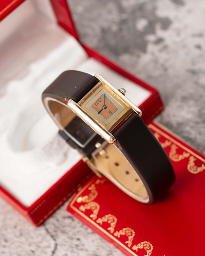 Cartier Tank Vermeil 366001 1982