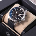IWC Steel 43MM Pilot Apxgp Chrono Auto Black Dial On Rubber Strap IW378009 2026