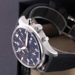 IWC Steel 43MM Pilot Apxgp Chrono Auto Black Dial On Rubber Strap IW378009 2026