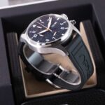 IWC Steel 43MM Pilot Apxgp Chrono Auto Black Dial On Rubber Strap IW378009 2026