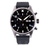 IWC Steel 43MM Pilot Apxgp Chrono Auto Black Dial On Rubber Strap IW378009 2026