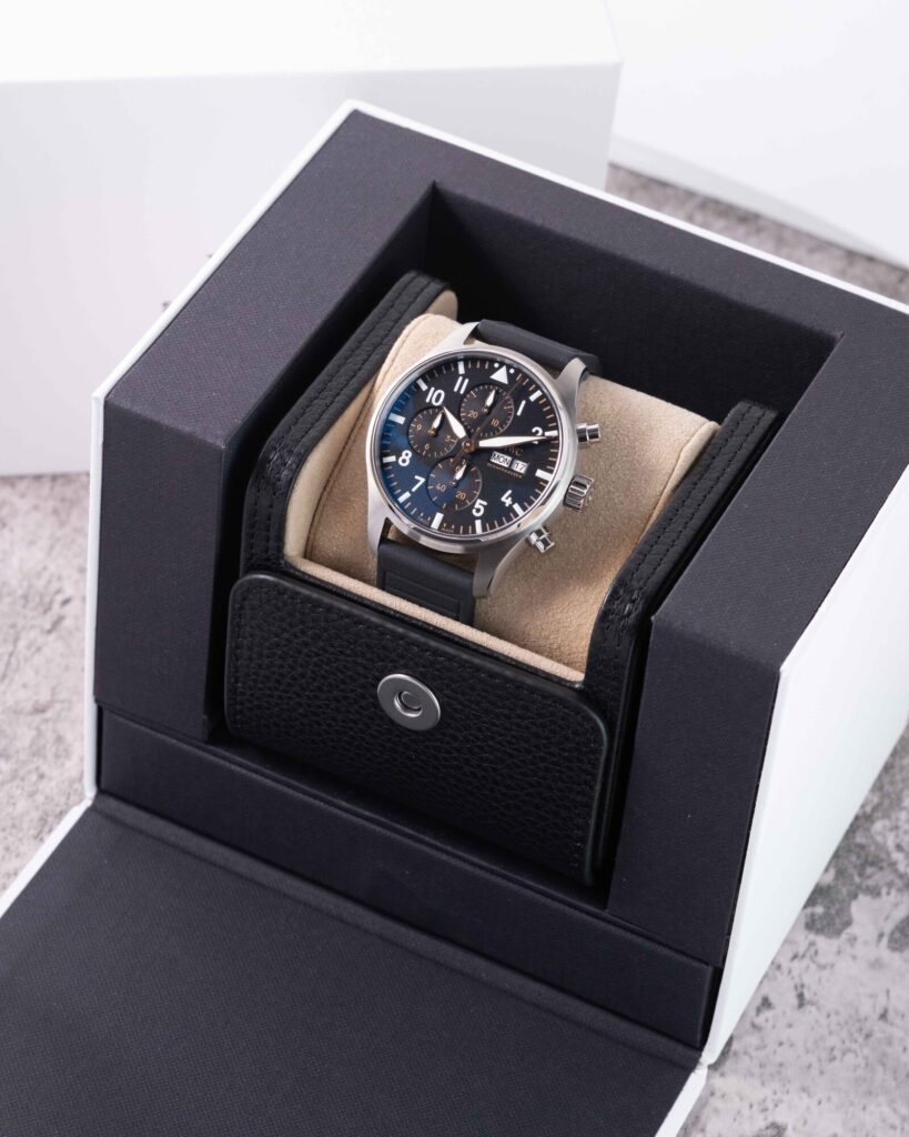 IWC Steel 43MM Pilot Apxgp Chrono Auto Black Dial On Rubber Strap IW378009 2026