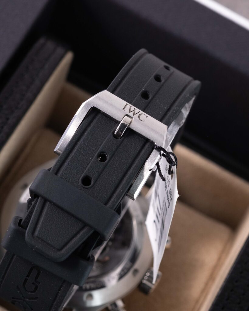 IWC Steel 43MM Pilot Apxgp Chrono Auto Black Dial On Rubber Strap IW378009 2026